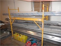 ROLLING MATERIALS RACK ONLY - 74''X30''X75''TALL