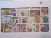 30 Medical stamps (Various countries)