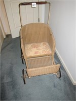 Vintage Wicker Carriage