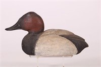 Miniature Canvasback Drake Duck Decoy by Unknown