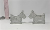 glass scottie dogs