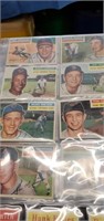 1956 baseball cards Dean stone , Johnny groth etc