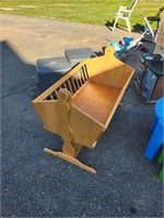 Wooden Baby Cradle