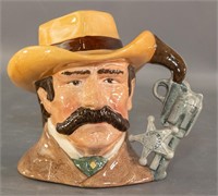 'Wyatt Earp' Royal Doulton Toby Jug