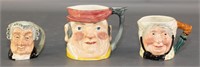 (3) Royal Doulton Toby Jugs