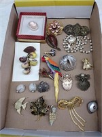 Costume Jewelry Pins-Angels, Bird, & More x20