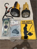 Flash lights and miscellaneous fishing stuff