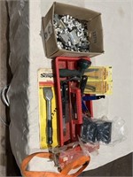 Miscellaneous tools, and hardware assortment