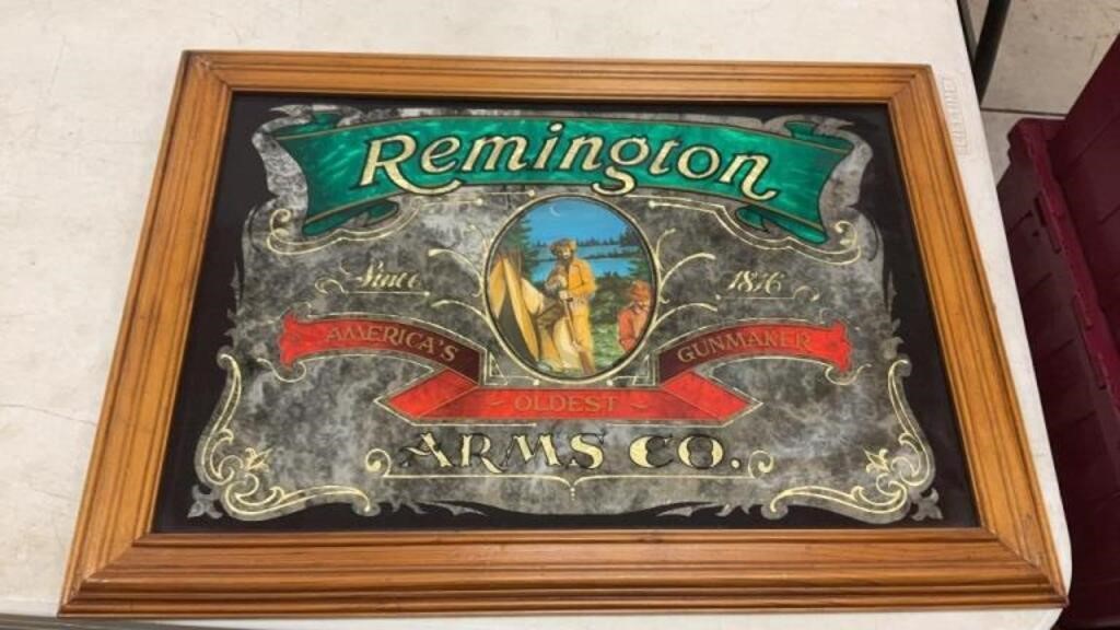 Remington mirror 21”x15”