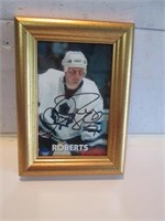 SIGNED FRAMED TORONTO MAPLE LEAFS GARY ROBERTS