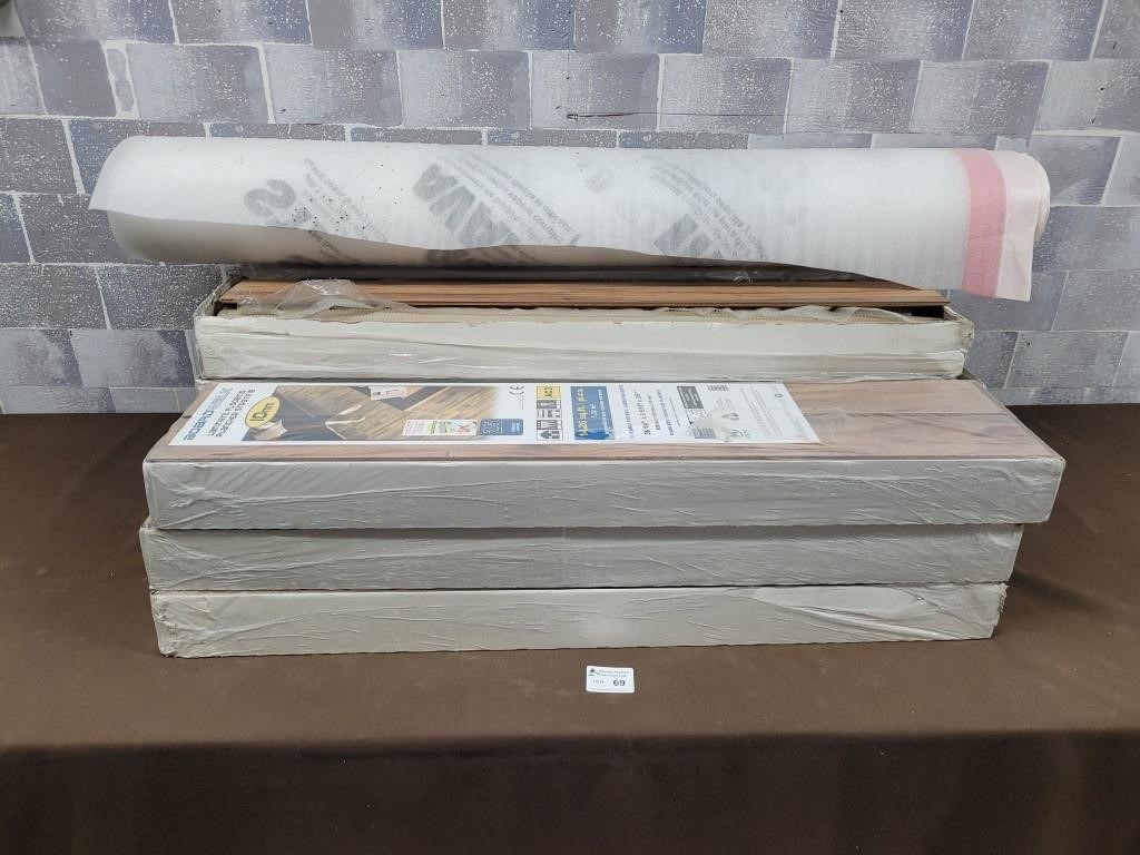 Laminate flooring and underlay (10 cases)