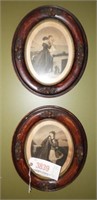 Pair of late 19th Century framed black and white