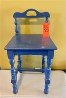 Small blue chair