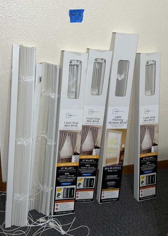 1” vinyl mini blinds