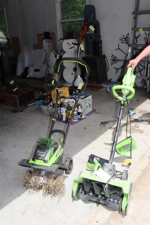 Earthwise 40v Snow Blower & Cultivator