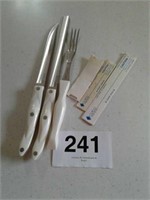 NEW CUTCO KNIVES AND FORK