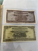 Japanese Government American Issue Certificates