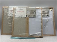 NEW Lot of 3- RiOrganize Dry Erase Board + Linen