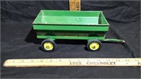 Metal John Deere grain cart