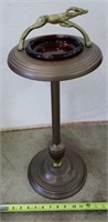 Vintage Ash Tray & Stand 21"t