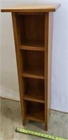 Small Oak Bookcase/ Stand 11x11x36t