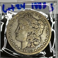 1883 - S Morgan Silver $ Coin