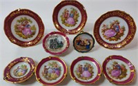 Collection of Limoges France Mini Plates