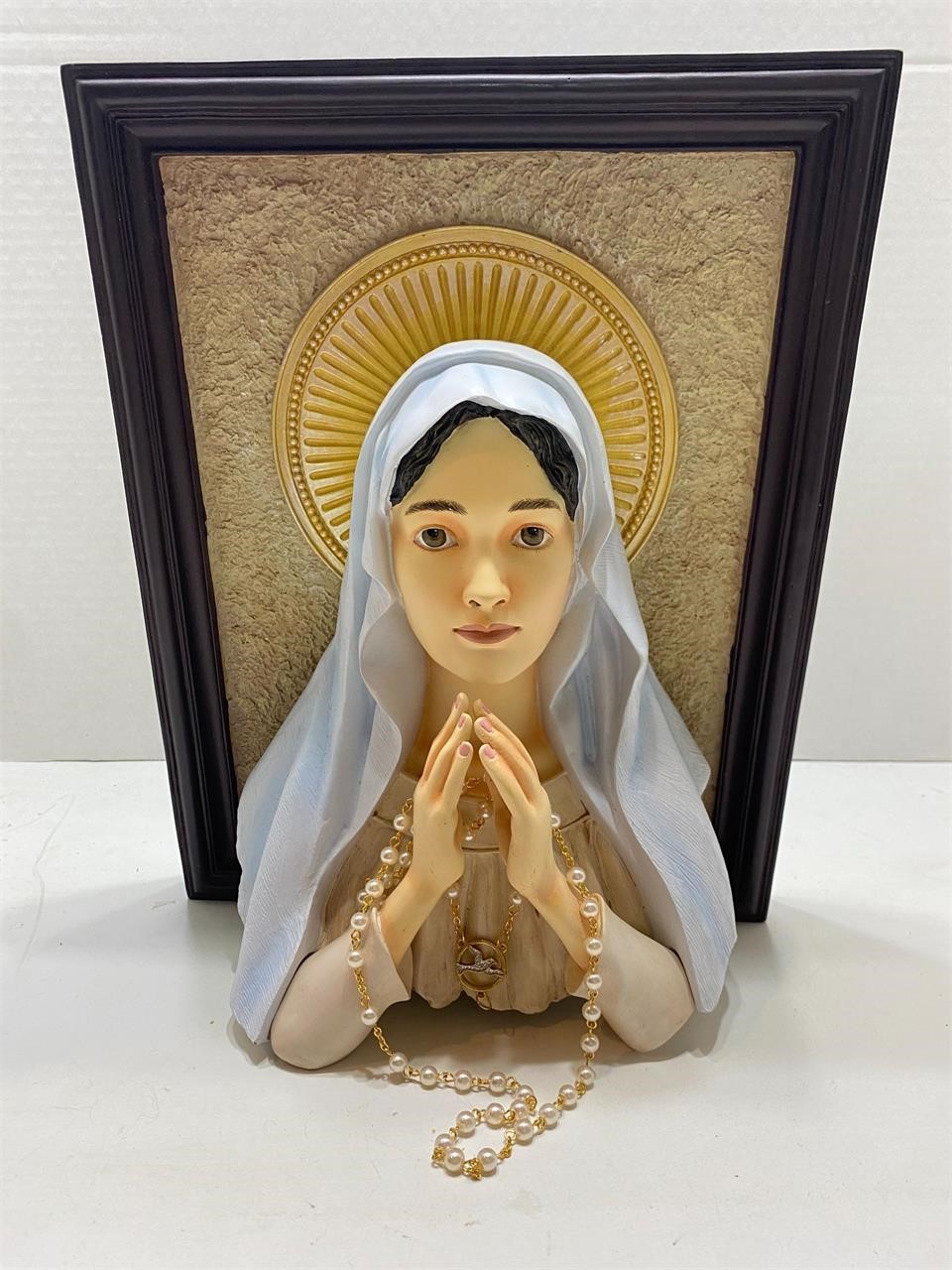 Bradford Exchange LE Blessed Mary Wall Plaque