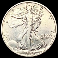 1920 Walking Liberty Half Dollar CLOSELY