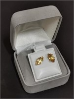 $100 Silver Citrine Earrings