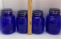 Blue canister lot