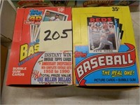 2 Full Boxes Of Topps Baseball Gum Cards