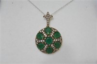 Large Emerald Necklace