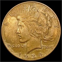 1934-D Silver Peace Dollar LIGHTLY CIRCULATED