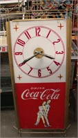 Large Vintage Coca Cola Wall Clock