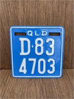 Vintage Queensland 1983 Dealer License Plate