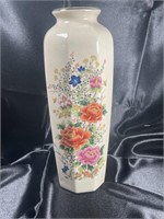 *Expensive* VTG Japanese Bijutsu Floral Toki Vase