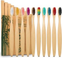 Soft Bristles Natural Bamboo Toothbrushes Set