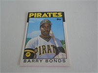 1986 TOPPS TRADED BARRY BONDS RC # 11T