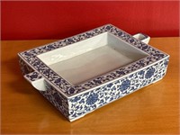 Blue & White Chinese Porcelain Warmer