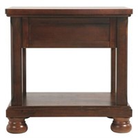 Ashley Porter Chairside End Table - Rustic Brown