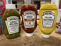 Heinz Ketchup,Mustard & Relish pack
