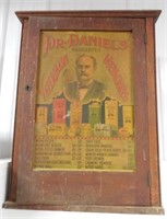 Dr. Daniels Veterinary medicines wood cabinet