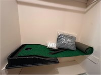 Indoor Golf mat, balls, Swing Jacket