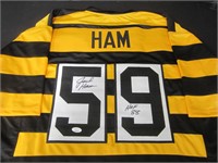 Jack Ham signed football jersey JSA COA