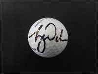 Tiger Woods signed golf ball COA