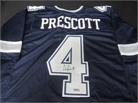 Dak Prescott signed football jersey COA
