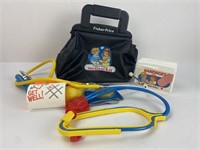 Vintage Fisher Price Medical Kit Toy