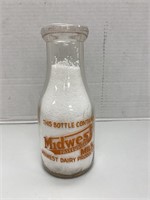 "Midwest Dairy Products" Pint Milk Bottle