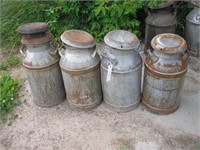 (4) MILK CANS